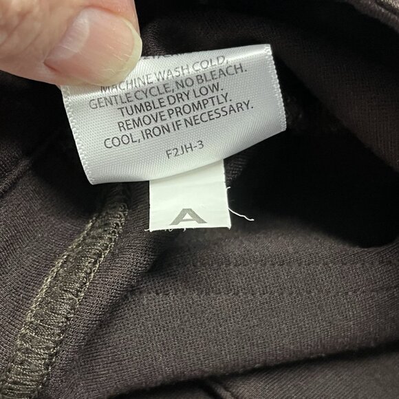 Eileen Fisher Ponte Knit Ankle Zip Riding Style Pants Womens M Brown Equestrian - Picture 7 of 11